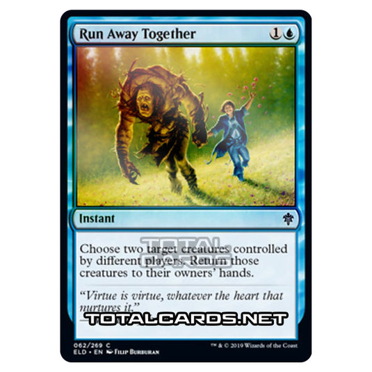 Magic The Gathering - Throne of Eldraine  - Run Away Together - 62/269 (Foil)