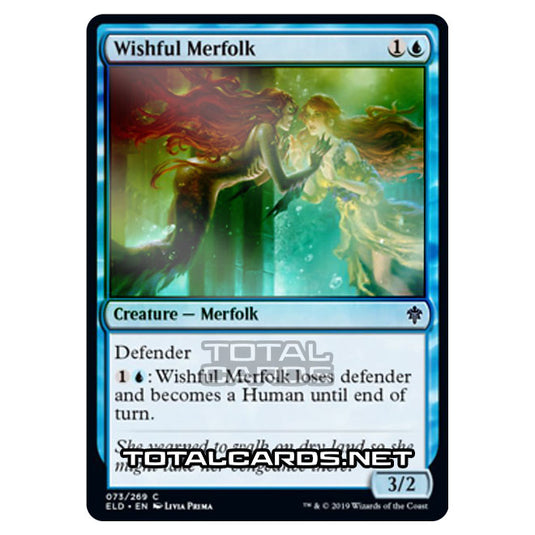 Magic The Gathering - Throne of Eldraine  - Wishful Merfolk - 73/269 (Foil)