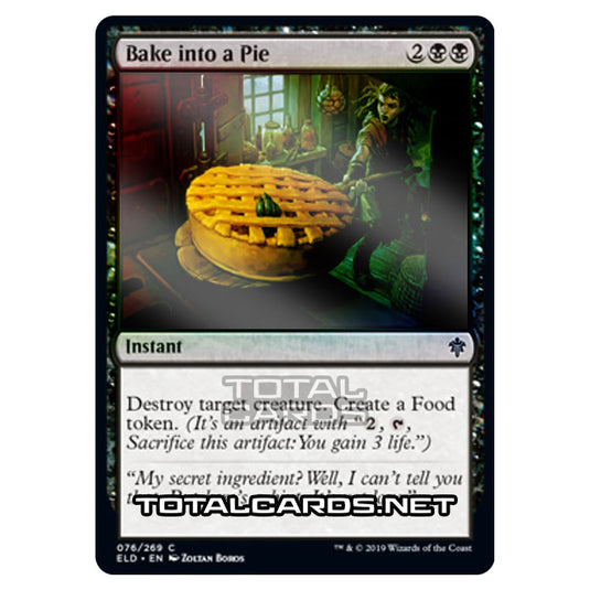 Magic The Gathering - Throne of Eldraine  - Bake into a Pie - 76/269 (Foil)