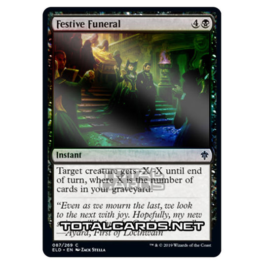 Magic The Gathering - Throne of Eldraine  - Festive Funeral - 87/269 (Foil)