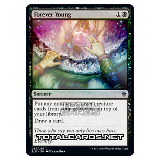 Magic The Gathering - Throne of Eldraine  - Forever Young - 89/269 (Foil)