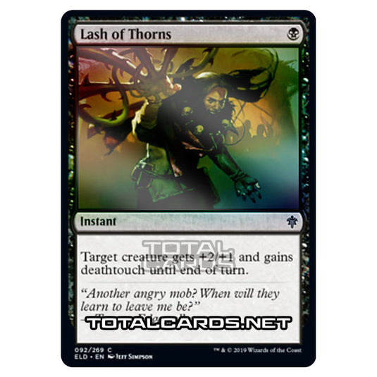 Magic The Gathering - Throne of Eldraine  - Lash of Thorns - 92/269 (Foil)