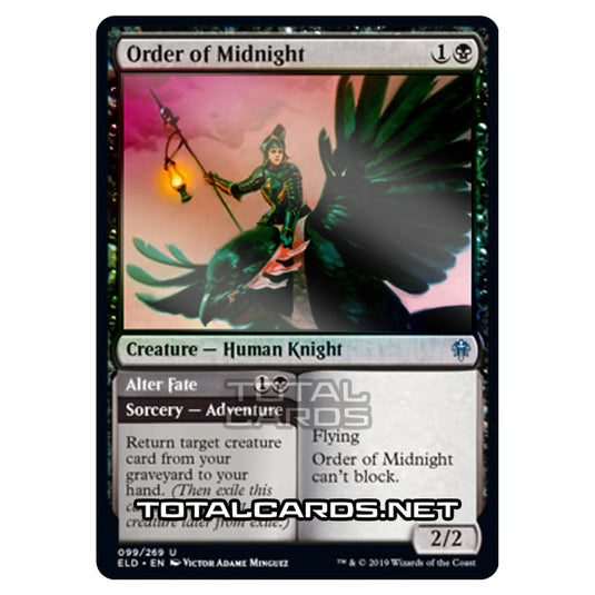 Magic The Gathering - Throne of Eldraine  - Order of Midnight // Alter Fate - 99/269 (Foil)