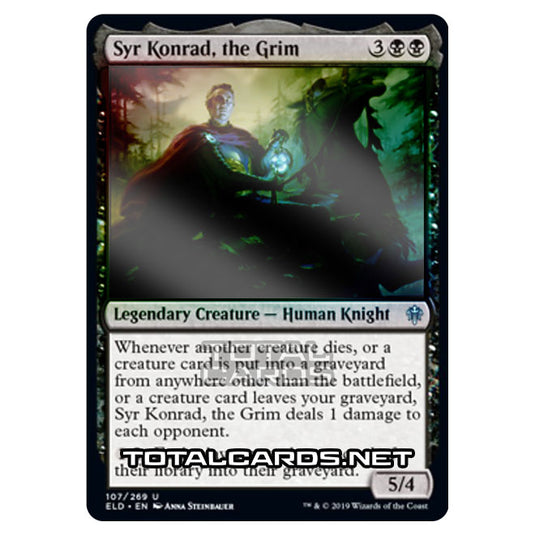 Magic The Gathering - Throne of Eldraine  - Syr Konrad, the Grim - 107/269 (Foil)