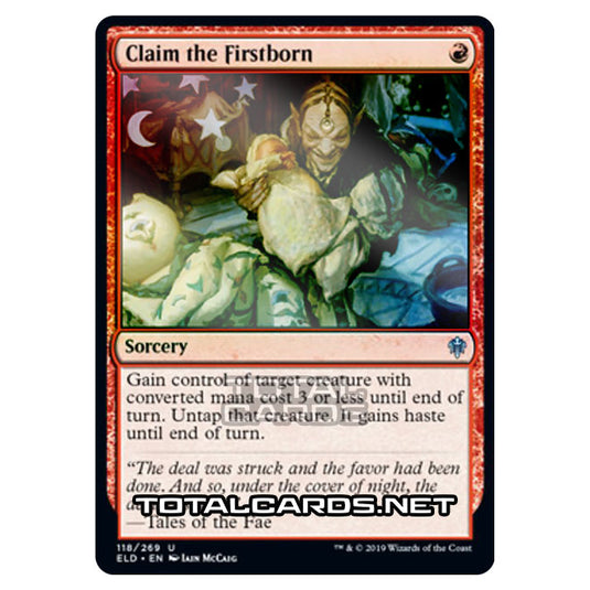 Magic The Gathering - Throne of Eldraine  - Claim the Firstborn - 118/269 (Foil)