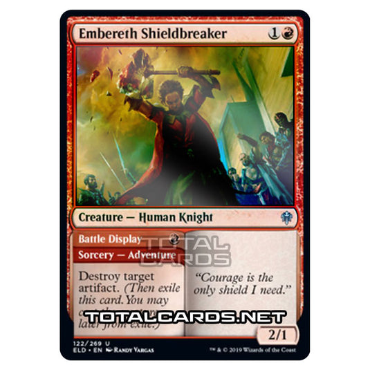 Magic The Gathering - Throne of Eldraine  - Embereth Shieldbreaker // Battle Display - 122/269 (Foil)