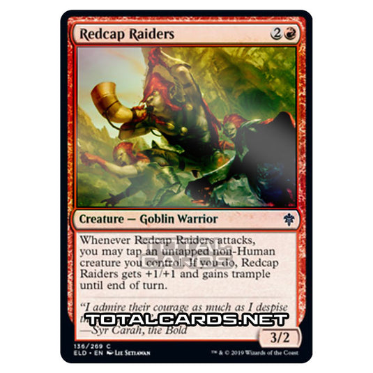 Magic The Gathering - Throne of Eldraine  - Redcap Raiders - 136/269 (Foil)