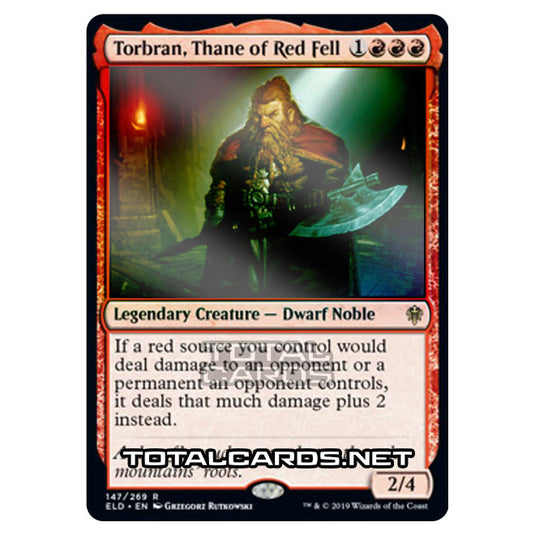 Magic The Gathering - Throne of Eldraine  - Torbran, Thane of Red Fell - 147/269 (Foil)