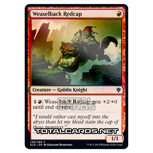 Magic The Gathering - Throne of Eldraine  - Weaselback Redcap - 148/269 (Foil)