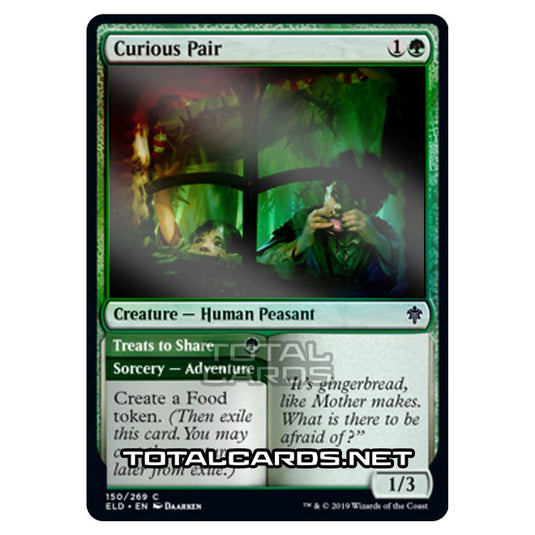 Magic The Gathering - Throne of Eldraine  - Curious Pair // Treats to Share - 150/269 (Foil)