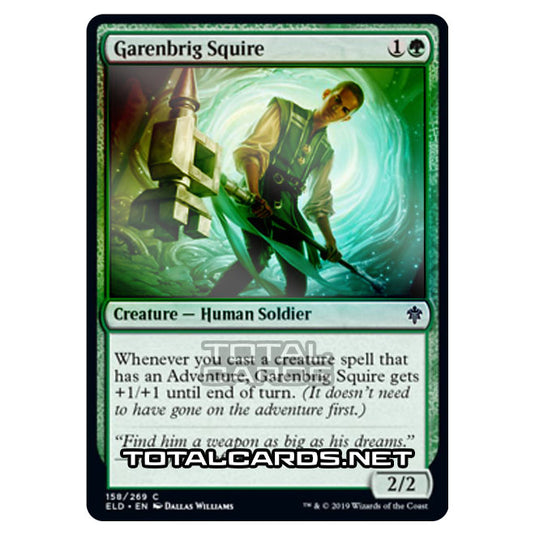 Magic The Gathering - Throne of Eldraine  - Garenbrig Squire - 158/269 (Foil)