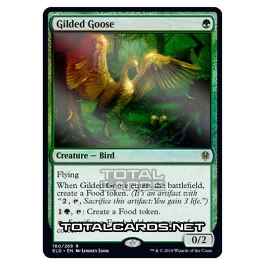 Magic The Gathering - Throne of Eldraine  - Gilded Goose - 160/269 (Foil)