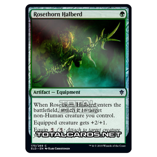 Magic The Gathering - Throne of Eldraine  - Rosethorn Halberd - 175/269 (Foil)