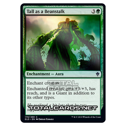 Magic The Gathering - Throne of Eldraine  - Tall as a Beanstalk - 178/269 (Foil)