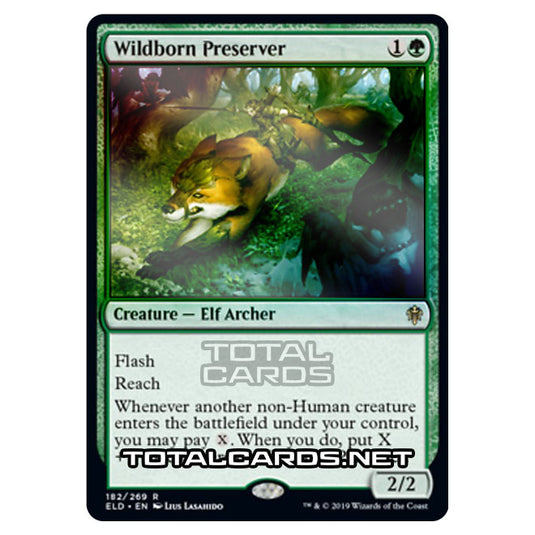 Magic The Gathering - Throne of Eldraine  - Wildborn Preserver - 182/269 (Foil)