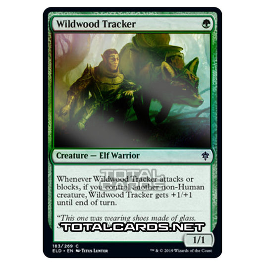 Magic The Gathering - Throne of Eldraine  - Wildwood Tracker - 183/269 (Foil)