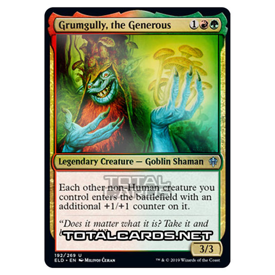 Magic The Gathering - Throne of Eldraine  - Grumgully, the Generous - 192/269 (Foil)