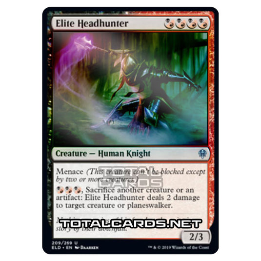 Magic The Gathering - Throne of Eldraine  - Elite Headhunter - 209/269 (Foil)