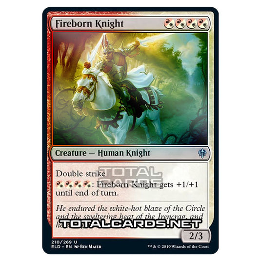 Magic The Gathering - Throne of Eldraine  - Fireborn Knight - 210/269 (Foil)