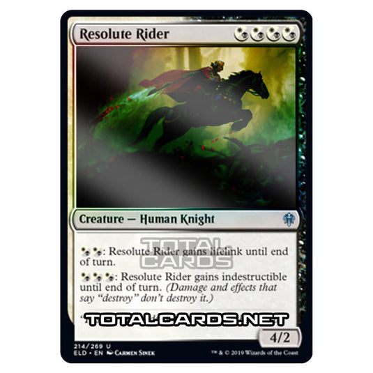 Magic The Gathering - Throne of Eldraine  - Resolute Rider - 214/269 (Foil)