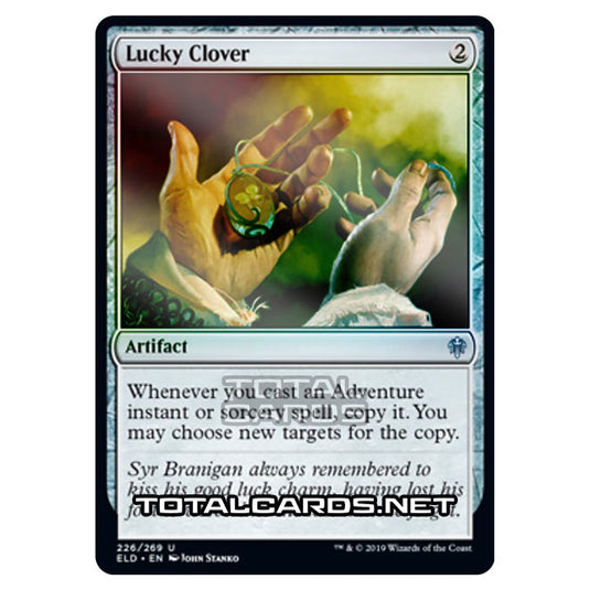 Magic The Gathering - Throne of Eldraine  - Lucky Clover - 226/269 (Foil)