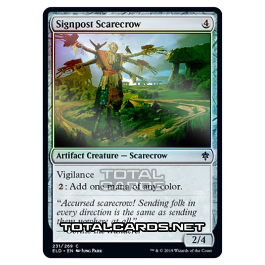 Magic The Gathering - Throne of Eldraine  - Signpost Scarecrow - 231/269 (Foil)