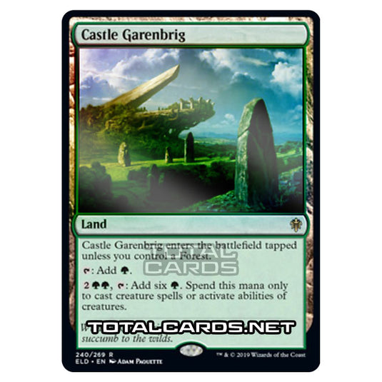 Magic The Gathering - Throne of Eldraine  - Castle Garenbrig - 240/269 (Foil)