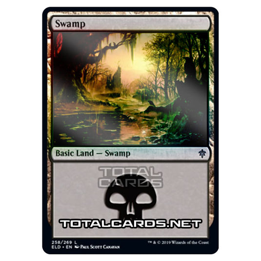 Magic The Gathering - Throne of Eldraine  - Swamp - 258/269 (Foil)