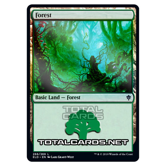 Magic The Gathering - Throne of Eldraine  - Forest - 266/269 (Foil)