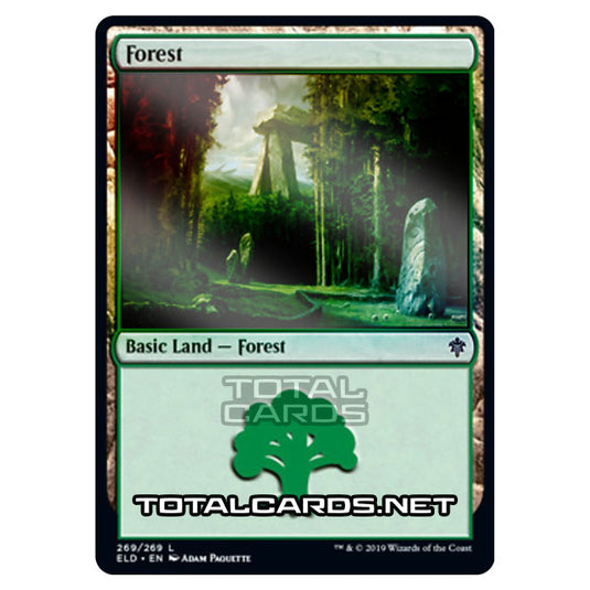 Magic The Gathering - Throne of Eldraine  - Forest - 269/269 (Foil)