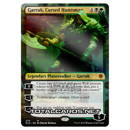 Magic The Gathering - Throne of Eldraine  - Garruk, Cursed Huntsman - 270/269 (Foil)