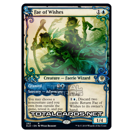 Magic The Gathering - Throne of Eldraine  - Fae of Wishes // Granted - 282/269 (Foil)
