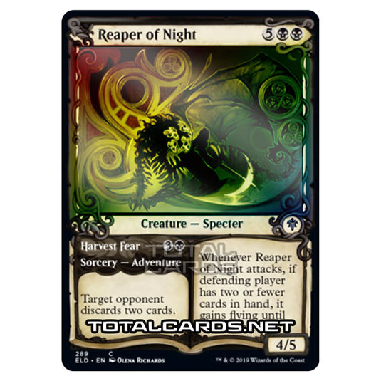 Magic The Gathering - Throne of Eldraine  - Reaper of Night // Harvest Fear - 289/269 (Foil)