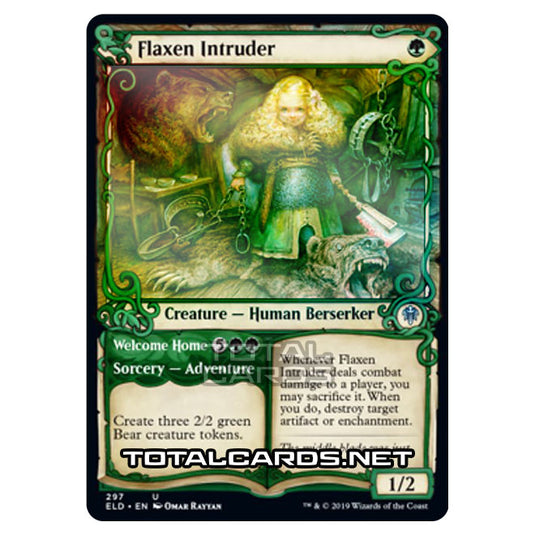 Magic The Gathering - Throne of Eldraine  - Flaxen Intruder // Welcome Home - 297/269 (Foil)