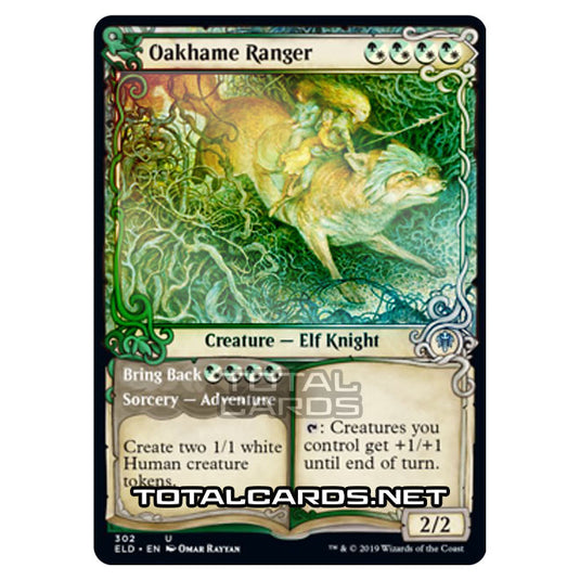 Magic The Gathering - Throne of Eldraine  - Oakhame Ranger // Bring Back - 302/269 (Foil)