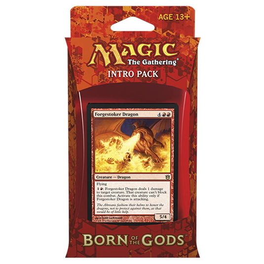 Magic The Gathering - Born of the Gods - Intro Pack Forgestoker Dragon