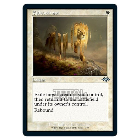 Magic The Gathering - Modern Horizons 1 - Timeshifts - Ephemerate - 1/40 (Etched Foil)