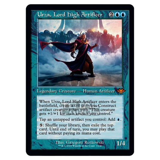 Magic The Gathering - Modern Horizons 1 - Timeshifts - Urza, Lord High Artificer - 11/40 (Etched Foil)