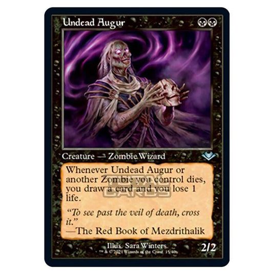 Magic The Gathering - Modern Horizons 1 - Timeshifts - Undead Augur - 15/40 (Etched Foil)