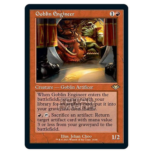 Magic The Gathering - Modern Horizons 1 - Timeshifts - Goblin Engineer - 16/40 (Foil)