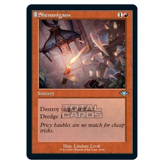 Magic The Gathering - Modern Horizons 1 - Timeshifts - Shenanigans - 18/40 (Etched Foil)