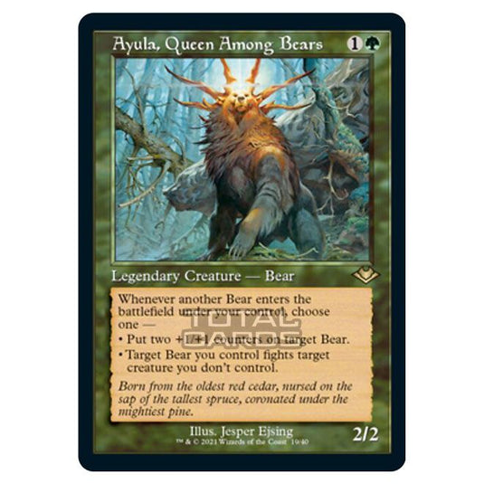 Magic The Gathering - Modern Horizons 1 - Timeshifts - Ayula, Queen Among Bears - 19/40 (Etched Foil)