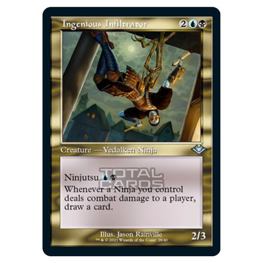 Magic The Gathering - Modern Horizons 1 - Timeshifts - Ingenious Infiltrator - 28/40 (Etched Foil)