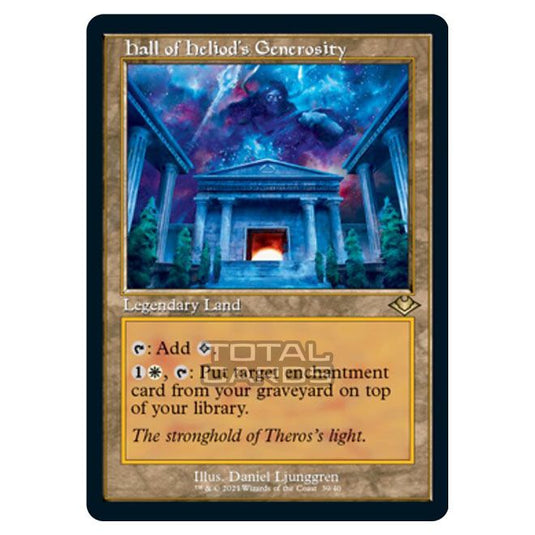 Magic The Gathering - Modern Horizons 1 - Timeshifts - Hall of Heliod's Generosity - 39/40 (Etched Foil)