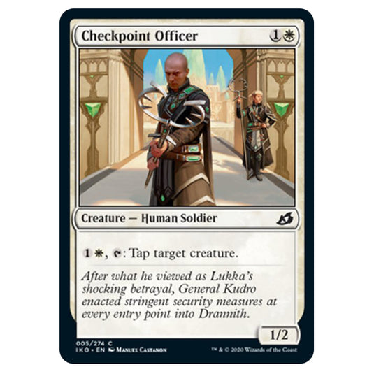 Magic The Gathering - Ikoria Lair of Behemoths - Checkpoint Officer - 5/274
