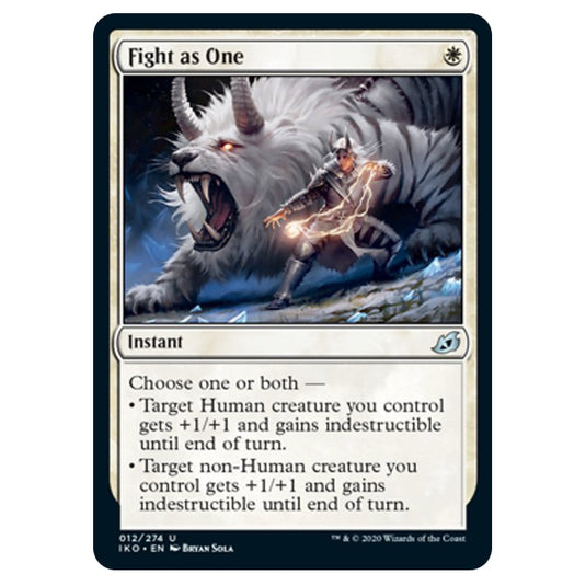 Magic The Gathering - Ikoria Lair of Behemoths - Fight as One - 12/274