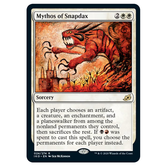 Magic The Gathering - Ikoria Lair of Behemoths - Mythos of Snapdax - 24/274