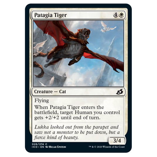 Magic The Gathering - Ikoria Lair of Behemoths - Patagia Tiger - 26/274