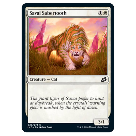 Magic The Gathering - Ikoria Lair of Behemoths - Savai Sabertooth - 29/274