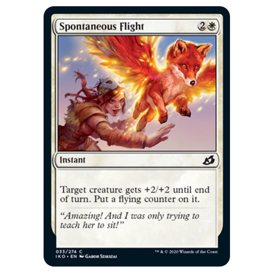 Magic The Gathering - Ikoria Lair of Behemoths - Spontaneous Flight - 33/274